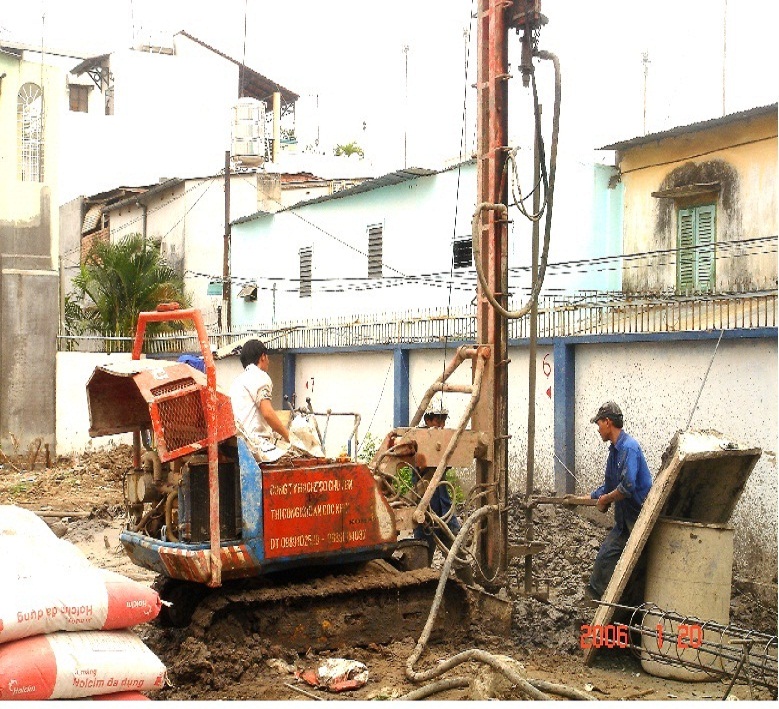Ép cọc bê tông Hải Phòng