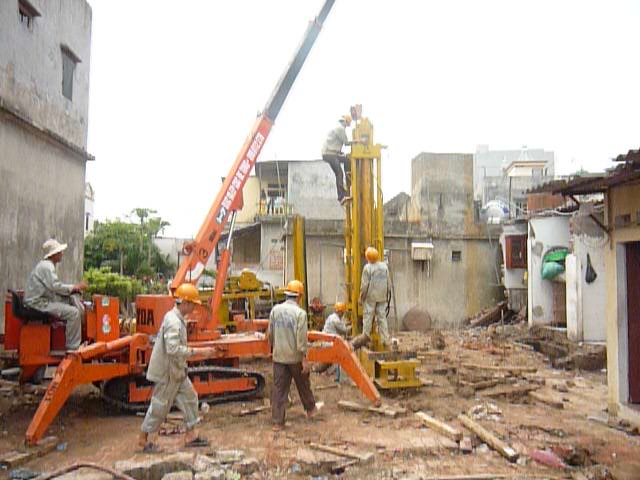 Ép cọc bê tông Hải Phòng